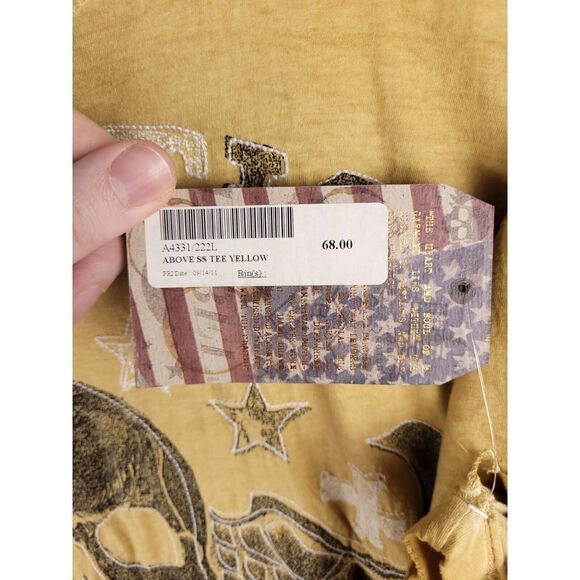 Affliction T Shirt Men's 3XL Skull Death from Above Bombs Embroidered *** NWT - Picture 8 of 10